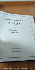 MaxSold Auction: Illustrated Historical Atlas of York County, Ontario – Limited Edition Facsimile (Wilson’s - Toronto (Ontario, Canada) SELLER MANAGED Moving Online Auction - 1/2  Wellesley Street East