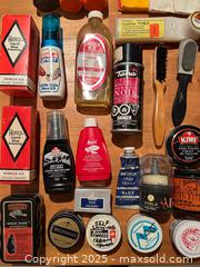 MaxSold Auction: Large Assortment of Vintage & Modern Shoe Care Supplies and Brushes  - Toronto (Ontario, Canada) SELLER MANAGED Moving Online Auction - 1/2  Wellesley Street East