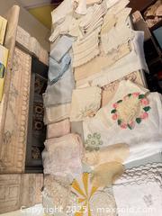 MaxSold Auction: Large Estate Collection of Vintage Hand-Embroidered & Lace Linens – Doilies, Runners, Napk - Toronto (Ontario, Canada) SELLER MANAGED Moving Online Auction - 1/2  Wellesley Street East