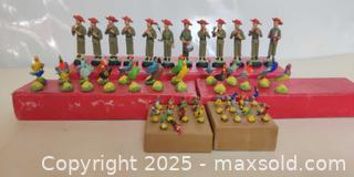 MaxSold Auction: Large Group of Hand-Painted Miniature Bird Figurines & Folk Musician Figures - Toronto (Ontario, Canada) SELLER MANAGED Moving Online Auction - 1/2  Wellesley Street East