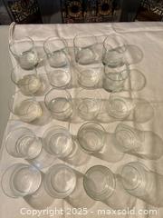 MaxSold Auction: Large Mixed Lot of Heavy-Bottom Clear Glass Tumblers & Drinking Glasses (Approx. 39 pcs) - Toronto (Ontario, Canada) SELLER MANAGED Moving Online Auction - 1/2  Wellesley Street East