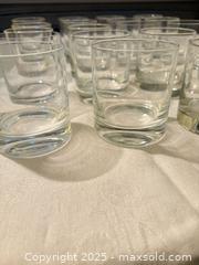 MaxSold Auction: Large Mixed Lot of Heavy-Bottom Clear Glass Tumblers & Drinking Glasses (Approx. 39 pcs) - Toronto (Ontario, Canada) SELLER MANAGED Moving Online Auction - 1/2  Wellesley Street East