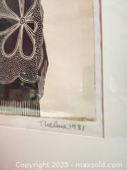 MaxSold Auction: Limited Edition Linocut Print, Signed & Numbered “3/97” – Thelume, 1981 - Toronto (Ontario, Canada) SELLER MANAGED Moving Online Auction - 1/2  Wellesley Street East