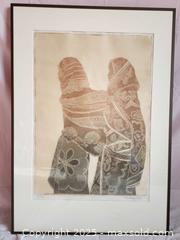 MaxSold Auction: Limited Edition Linocut Print with Two Figures, Signed & Numbered – Thelume, 1981 - Toronto (Ontario, Canada) SELLER MANAGED Moving Online Auction - 1/2  Wellesley Street East