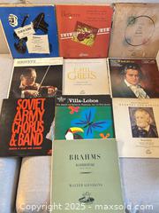 MaxSold Auction: Lot of 10 Classical LP Records – Beethoven, Brahms, Wagner, Heifetz & More  - Toronto (Ontario, Canada) SELLER MANAGED Moving Online Auction - 1/2  Wellesley Street East