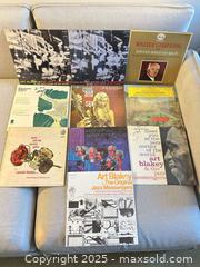 MaxSold Auction: Lot of 10 Vintage Jazz & Classical Vinyl Records – Art Blakey, Hot Sax, Master Session & M - Toronto (Ontario, Canada) SELLER MANAGED Moving Online Auction - 1/2  Wellesley Street East