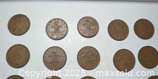 MaxSold Auction: Lot of 24 Vintage UK Coins – Pre-Decimal Pence & Half Penny  - Toronto (Ontario, Canada) SELLER MANAGED Moving Online Auction - 1/2  Wellesley Street East