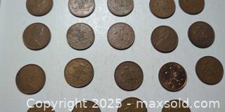 MaxSold Auction: Lot of 24 Vintage UK Coins – Pre-Decimal Pence & Half Penny  - Toronto (Ontario, Canada) SELLER MANAGED Moving Online Auction - 1/2  Wellesley Street East