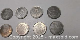 MaxSold Auction: Lot of 28 Spain Coins – Peseta & 5 Pesetas Assorted Mix (Pre-Euro Spanish Currency)  - Toronto (Ontario, Canada) SELLER MANAGED Moving Online Auction - 1/2  Wellesley Street East