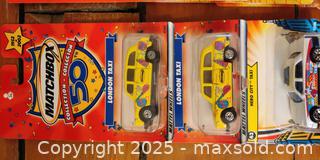 MaxSold Auction: Matchbox Taxi Collection – Lot of 26 New-In-Package Die-Cast Taxis - Toronto (Ontario, Canada) SELLER MANAGED Moving Online Auction - 1/2  Wellesley Street East