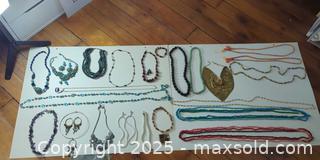 MaxSold Auction: Mixed Costume Jewelry Collection – Necklaces, Beaded Strands, Earrings & Pendants - Toronto (Ontario, Canada) SELLER MANAGED Moving Online Auction - 1/2  Wellesley Street East