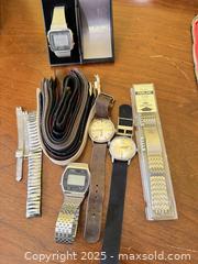 MaxSold Auction: Mixed Vintage & Retro Wristwatches with Extra Bands – Casio Digital, Certina, Helbros, Ric - Toronto (Ontario, Canada) SELLER MANAGED Moving Online Auction - 1/2  Wellesley Street East