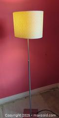 MaxSold Auction: Modern Brushed Nickel Floor Lamp With Textured Drum Shade - Toronto (Ontario, Canada) SELLER MANAGED Moving Online Auction - 1/2  Wellesley Street East