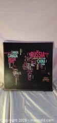 MaxSold Auction: Modern World Map Typography Print on Stretched Canvas - Toronto (Ontario, Canada) SELLER MANAGED Moving Online Auction - 1/2  Wellesley Street East