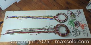 MaxSold Auction: Museum-Style Hand-Beaded Ceremonial Neckpieces with Fringe & Beaded Accessories (3-Piece L - Toronto (Ontario, Canada) SELLER MANAGED Moving Online Auction - 1/2  Wellesley Street East