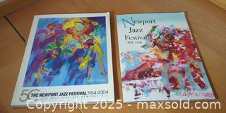 MaxSold Auction: Newport Jazz Festival Illustrated Books – 50th & 60th Anniversary Editions (1954–2004)  - Toronto (Ontario, Canada) SELLER MANAGED Moving Online Auction - 1/2  Wellesley Street East