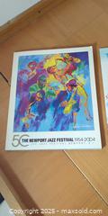 MaxSold Auction: Newport Jazz Festival Illustrated Books – 50th & 60th Anniversary Editions (1954–2004)  - Toronto (Ontario, Canada) SELLER MANAGED Moving Online Auction - 1/2  Wellesley Street East