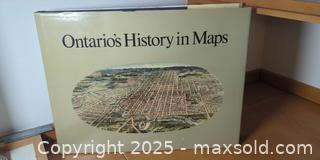 MaxSold Auction: Ontario’s History in Maps – Hardcover Book by Gentilcore & Head (OHSS Toronto) - Toronto (Ontario, Canada) SELLER MANAGED Moving Online Auction - 1/2  Wellesley Street East