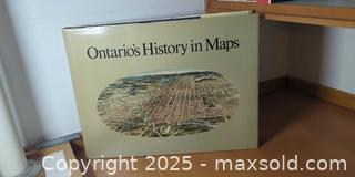 MaxSold Auction: Ontario’s History in Maps – Hardcover Book by Gentilcore & Head (OHSS Toronto) - Toronto (Ontario, Canada) SELLER MANAGED Moving Online Auction - 1/2  Wellesley Street East