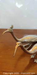 MaxSold Auction: Pair of Brass Bird Sculptures – Stylized Long-Neck Wading Birds - Toronto (Ontario, Canada) SELLER MANAGED Moving Online Auction - 1/2  Wellesley Street East
