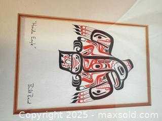 MaxSold Auction: Pair of Haida Formline Art Prints – “Haida Eagle” & “Haida Raven,” Signed “Bill Reid ’73” - Toronto (Ontario, Canada) SELLER MANAGED Moving Online Auction - 1/2  Wellesley Street East