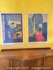 MaxSold Auction: Pair of Henri Matisse Exhibition Prints on Board – Matisse in Morocco (1912–1913) - Toronto (Ontario, Canada) SELLER MANAGED Moving Online Auction - 1/2  Wellesley Street East