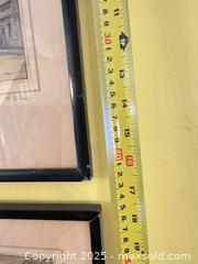 MaxSold Auction: Pair of Signed Architectural Etchings by F. Robson – “George Cliff, Warwick” – Framed  - Toronto (Ontario, Canada) SELLER MANAGED Moving Online Auction - 1/2  Wellesley Street East