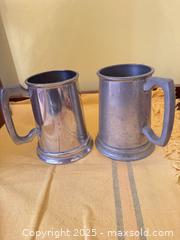 MaxSold Auction: Pair of Vintage Birks Pewter Tankards – Made in England - Toronto (Ontario, Canada) SELLER MANAGED Moving Online Auction - 1/2  Wellesley Street East