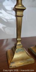 MaxSold Auction: Pair of Vintage Brass Candlesticks – Classic Taper Holders (10” Tall) - Toronto (Ontario, Canada) SELLER MANAGED Moving Online Auction - 1/2  Wellesley Street East
