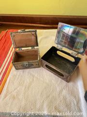 MaxSold Auction: Pair of Vintage Decorative Rectangular Metal Boxes – Mamluk Revival & Heraldic Styles - Toronto (Ontario, Canada) SELLER MANAGED Moving Online Auction - 1/2  Wellesley Street East