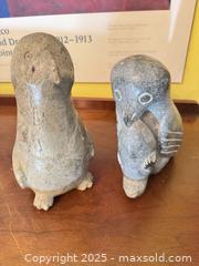 MaxSold Auction: Pair of Vintage Inuit-Style Stone Bird Carvings – Eskimo Canada Label, c.1970s - Toronto (Ontario, Canada) SELLER MANAGED Moving Online Auction - 1/2  Wellesley Street East
