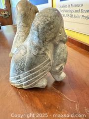 MaxSold Auction: Pair of Vintage Inuit-Style Stone Bird Carvings – Eskimo Canada Label, c.1970s - Toronto (Ontario, Canada) SELLER MANAGED Moving Online Auction - 1/2  Wellesley Street East