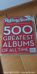 MaxSold Auction: Rolling Stone Magazine – Special Collector’s Issues (2) – 500 Greatest Albums of All Time  - Toronto (Ontario, Canada) SELLER MANAGED Moving Online Auction - 1/2  Wellesley Street East