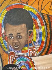 MaxSold Auction: Signed 1976 Painting by Ancent Soi (Kenya) – Figurative Narrative Scene - Toronto (Ontario, Canada) SELLER MANAGED Moving Online Auction - 1/2  Wellesley Street East