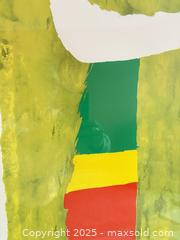 MaxSold Auction: Signed Abstract Colour Print – Jack Bush, 1974 (Framed)  - Toronto (Ontario, Canada) SELLER MANAGED Moving Online Auction - 1/2  Wellesley Street East