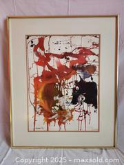 MaxSold Auction: Signed Abstract Mixed Media Artwork “Shadows Series” – Ronald, 1973 - Toronto (Ontario, Canada) SELLER MANAGED Moving Online Auction - 1/2  Wellesley Street East
