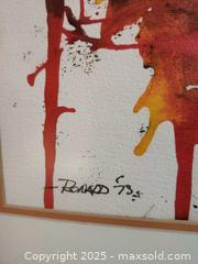 MaxSold Auction: Signed Abstract Mixed Media Artwork “Shadows Series” – Ronald, 1973 - Toronto (Ontario, Canada) SELLER MANAGED Moving Online Auction - 1/2  Wellesley Street East