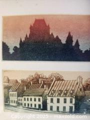 MaxSold Auction: Signed Artist’s Proof Colour Print with Sailboats & Village Scenes — Framed - Toronto (Ontario, Canada) SELLER MANAGED Moving Online Auction - 1/2  Wellesley Street East