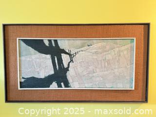 MaxSold Auction: Signed Landscape Painting with Fence, Hills & Distant House – John Pemberton, 1968 - Toronto (Ontario, Canada) SELLER MANAGED Moving Online Auction - 1/2  Wellesley Street East
