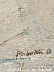 MaxSold Auction: Signed Landscape Painting with Fence, Hills & Distant House – John Pemberton, 1968 - Toronto (Ontario, Canada) SELLER MANAGED Moving Online Auction - 1/2  Wellesley Street East