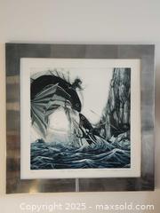 MaxSold Auction: Signed Limited Edition Print “The Enemy Within” by Michael Wilgus – Framed - Toronto (Ontario, Canada) SELLER MANAGED Moving Online Auction - 1/2  Wellesley Street East