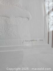 MaxSold Auction: Signed & Numbered Embossed Art Print “Growth II” (2/10), Dated 1982 — Framed - Toronto (Ontario, Canada) SELLER MANAGED Moving Online Auction - 1/2  Wellesley Street East