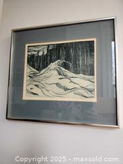 MaxSold Auction: Signed & Numbered Print “Wave” by Allen Smutylo, 4/8 - Toronto (Ontario, Canada) SELLER MANAGED Moving Online Auction - 1/2  Wellesley Street East