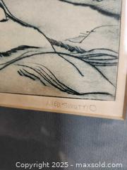 MaxSold Auction: Signed & Numbered Print “Wave” by Allen Smutylo, 4/8 - Toronto (Ontario, Canada) SELLER MANAGED Moving Online Auction - 1/2  Wellesley Street East