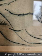 MaxSold Auction: Signed & Numbered Print “Wave” by Allen Smutylo, 4/8 - Toronto (Ontario, Canada) SELLER MANAGED Moving Online Auction - 1/2  Wellesley Street East