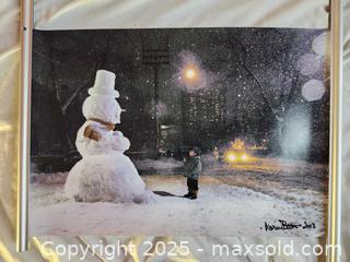 MaxSold Auction: Signed Toronto Winter Street Scene Photograph by Norm Betts (2003) - Toronto (Ontario, Canada) SELLER MANAGED Moving Online Auction - 1/2  Wellesley Street East