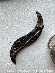 MaxSold Auction: Sterling Silver 925 Three-Strand Ring & Sculptural Brooch – Modernist Style  - Toronto (Ontario, Canada) SELLER MANAGED Moving Online Auction - 1/2  Wellesley Street East