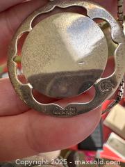 MaxSold Auction: Sterling Silver Zodiac Capricorn Medallion Necklace – Goat Motif - Toronto (Ontario, Canada) SELLER MANAGED Moving Online Auction - 1/2  Wellesley Street East