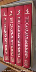 MaxSold Auction: The Canadian Encyclopedia – First Edition 4-Volume Hardcover Set with Original Slipcase (H - Toronto (Ontario, Canada) SELLER MANAGED Moving Online Auction - 1/2  Wellesley Street East