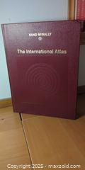 MaxSold Auction: The International Atlas – Large Hardcover Reference Book (Rand McNally) - Toronto (Ontario, Canada) SELLER MANAGED Moving Online Auction - 1/2  Wellesley Street East